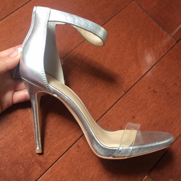 Silver Vince Camuto Imagine heeled Sandals - Picture 4 of 6